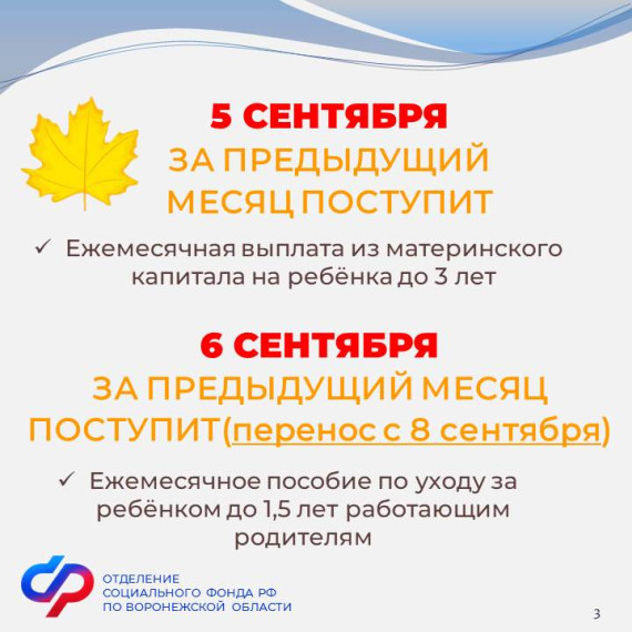 Выплаты в сентябре. Выплаты в сентябре.