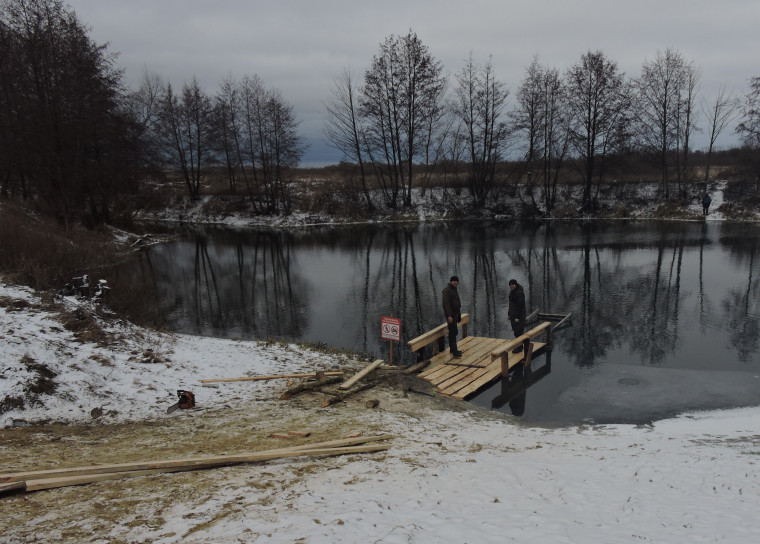 В селе Орлово на Крещение будет оборудовано место купания. В селе Орлово на Крещение будет оборудовано место купания.